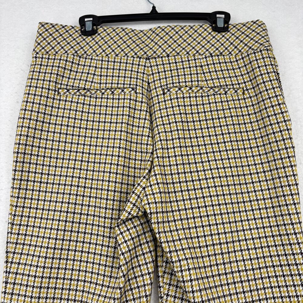 Spanx The Perfect Ankle Pants Kick Flare Size 1X Dijon Houndstooth Ponte Pull On - Picture 9 of 13